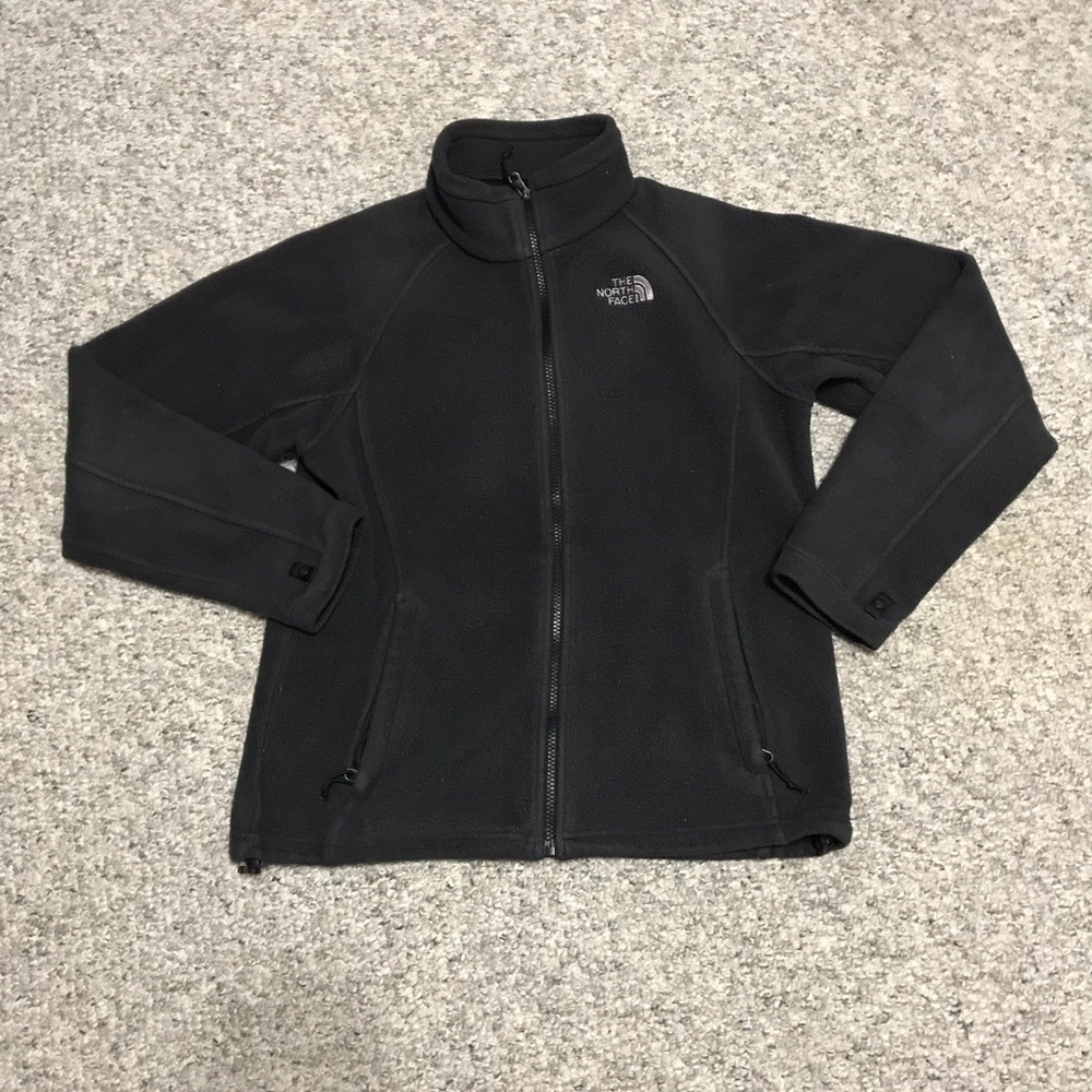 Black North Face Fleece Jacket!